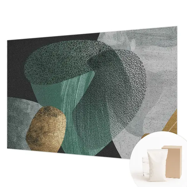 Vlies fotobehang met abstracte geometrische print