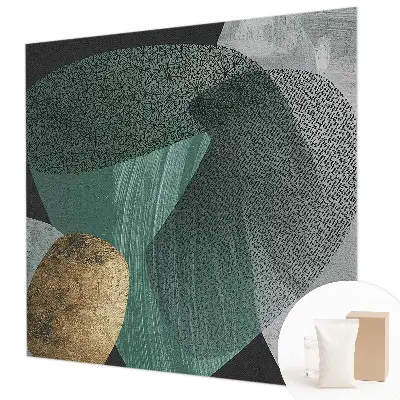 Vlies fotobehang met abstracte geometrische print