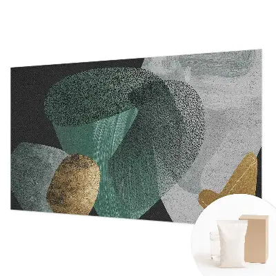 Vlies fotobehang met abstracte geometrische print