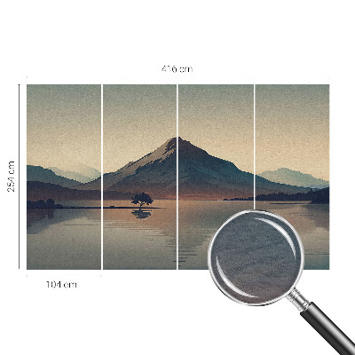 Fotobehang vliesbehang Berglandschap