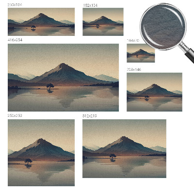 Fotobehang vliesbehang Berglandschap