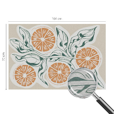 Vliesbehang fotobehang Vruchtpatronen