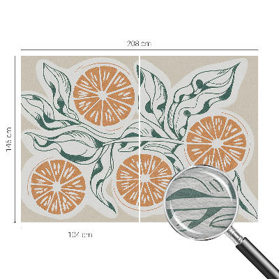 Vliesbehang fotobehang Vruchtpatronen