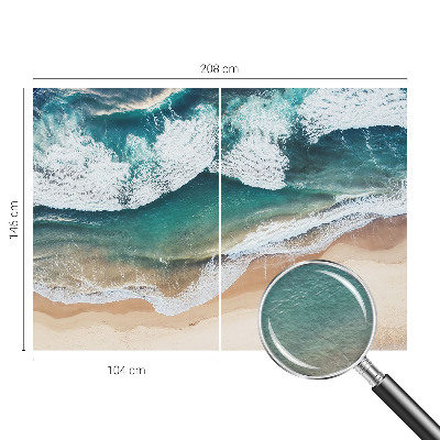 Fotobehang vlies met een motief van zeegolven