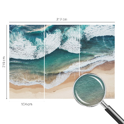 Fotobehang vlies Zeegolven