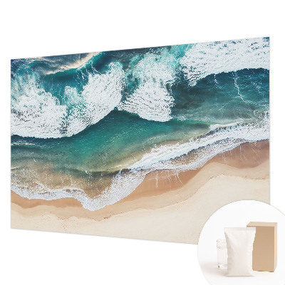 Fotobehang vlies met een motief van zeegolven