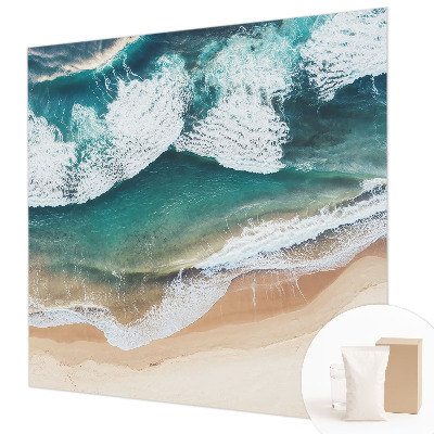 Fotobehang vlies met een motief van zeegolven