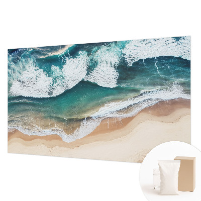 Fotobehang vlies met een motief van zeegolven