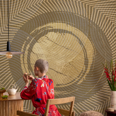 Vliesbehang fotobehang woonkamer Stralende lijnen