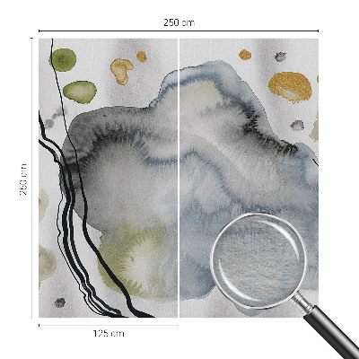 Foto behang op maat Abstracte aquarel