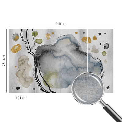 Foto behang op maat Abstracte aquarel