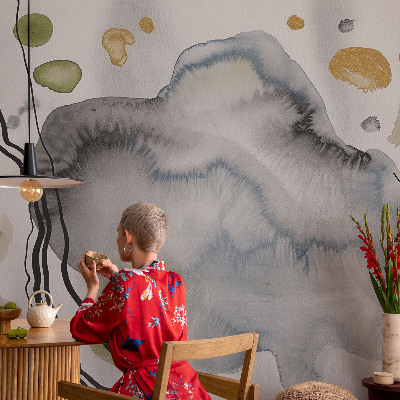 Foto behang op maat Abstracte aquarel