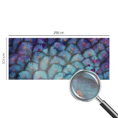 Naadloos fotobehang Kleurrijke veren