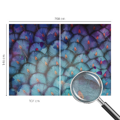 Naadloos fotobehang Kleurrijke veren