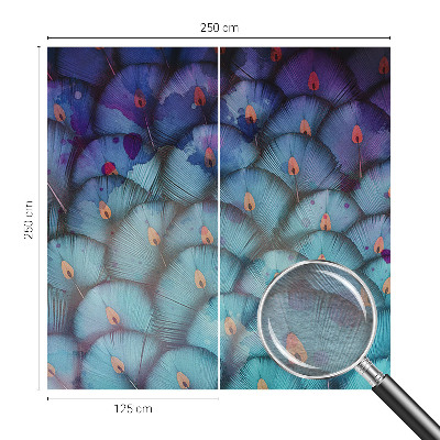 Naadloos fotobehang Kleurrijke veren