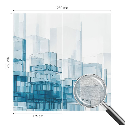 Fotobehang naadloos Transparante kubussen