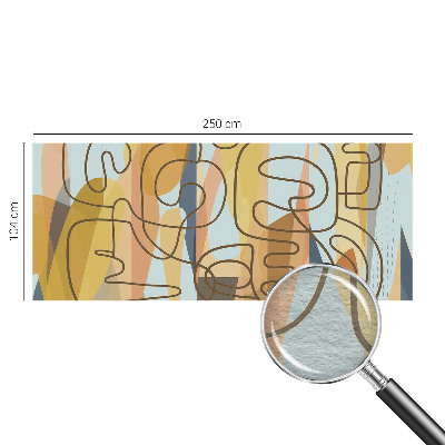 Fotobehang slaapkamer Abstracte vormen