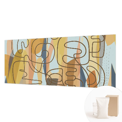 Fotobehang slaapkamer Abstracte vormen