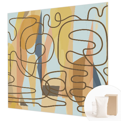 Fotobehang slaapkamer Abstracte vormen