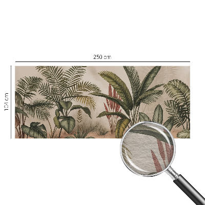 Modern fotobehang voor de woonkamer Plantmotief