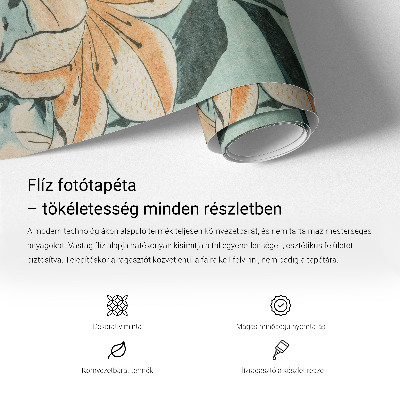 Modern fotobehang voor de woonkamer Plantmotief