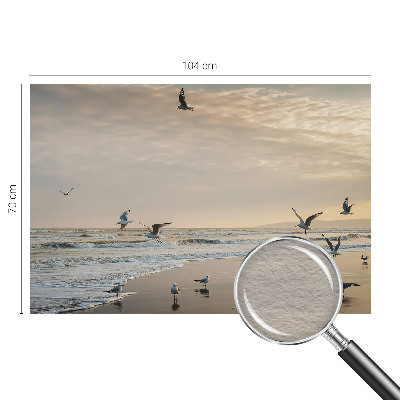 Fotobehang voor de woonkamer Rust aan zee