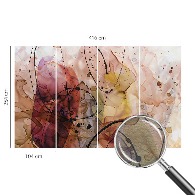 Sfeervol fotobehang Abstracte harmonie