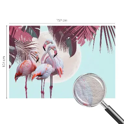 Kwalitatief fotobehang met een motief van exotische vogels
