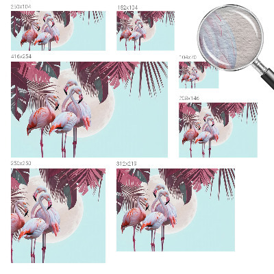 Kwalitatief fotobehang met een motief van exotische vogels
