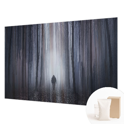 Hoogwaardig fotobehang met het motief 'Bosstilte'