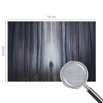 Hoogwaardig fotobehang met het motief 'Bosstilte'