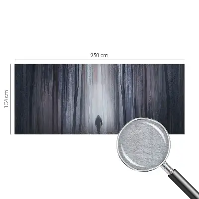 Hoogwaardig fotobehang met het motief 'Bosstilte'