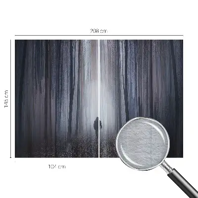 Hoogwaardig fotobehang met het motief 'Bosstilte'