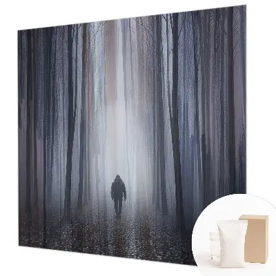 Hoogwaardig fotobehang met het motief 'Bosstilte'