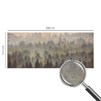 Groot fotobehang Bosmist