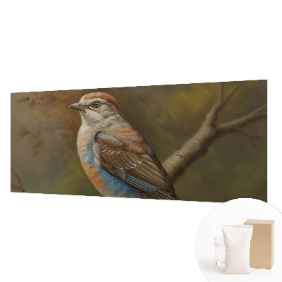 Uniek fotobehang met een vogelportret als motief