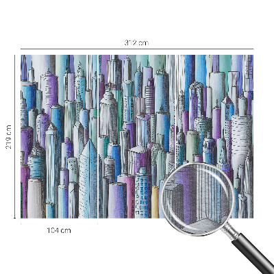 Vlies fotobehang Stadswolkenkrabbers