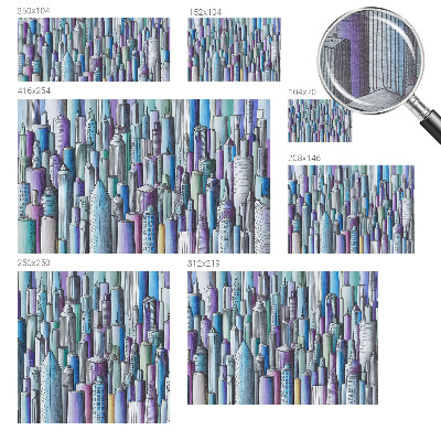 Vlies fotobehang Stadswolkenkrabbers