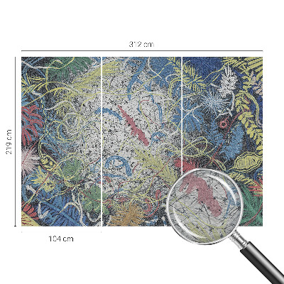 Fotobehang vlies Plantenwervels