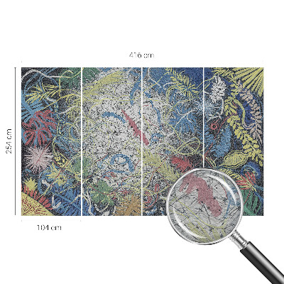 Fotobehang vlies Plantenwervels