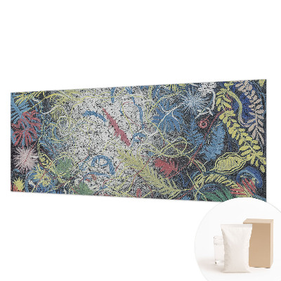 Fotobehang vlies met een patroon van plantenwervels