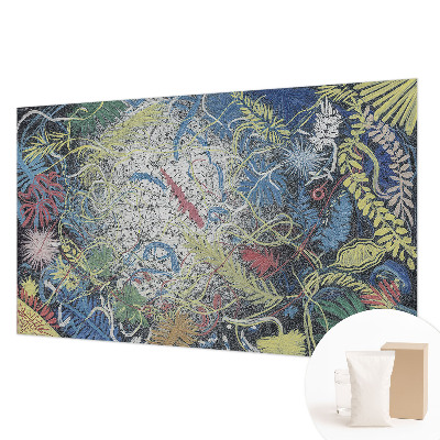 Fotobehang vlies met een patroon van plantenwervels