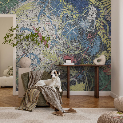 Fotobehang vlies Plantenwervels