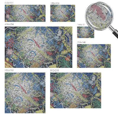 Fotobehang vlies met een patroon van plantenwervels