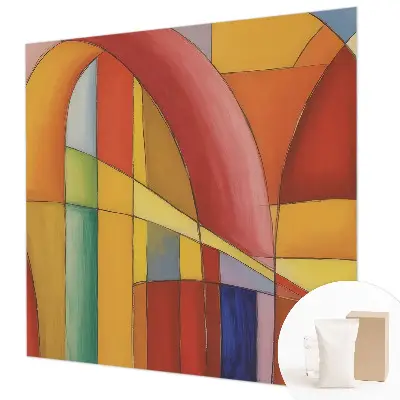 Vliesbehang fotobehang met motief van energievormen