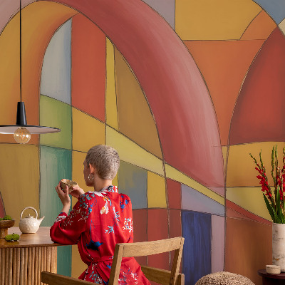 Vliesbehang fotobehang Energievormen