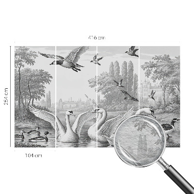 Fotobehang vliesbehang Klassiek landschap