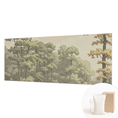 Vlies fotobehang op maat Idylle in het bos