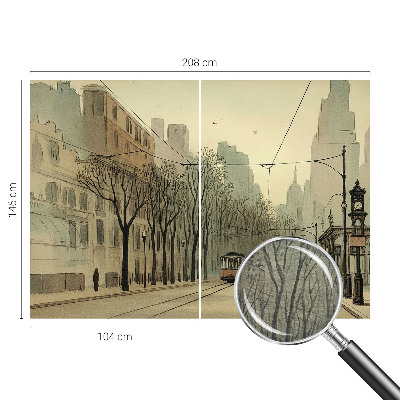 Muur behang Stedelijke symmetrie