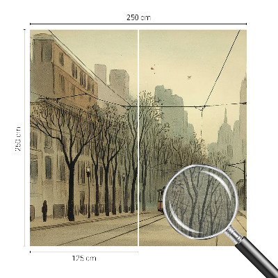 Muur behang Stedelijke symmetrie